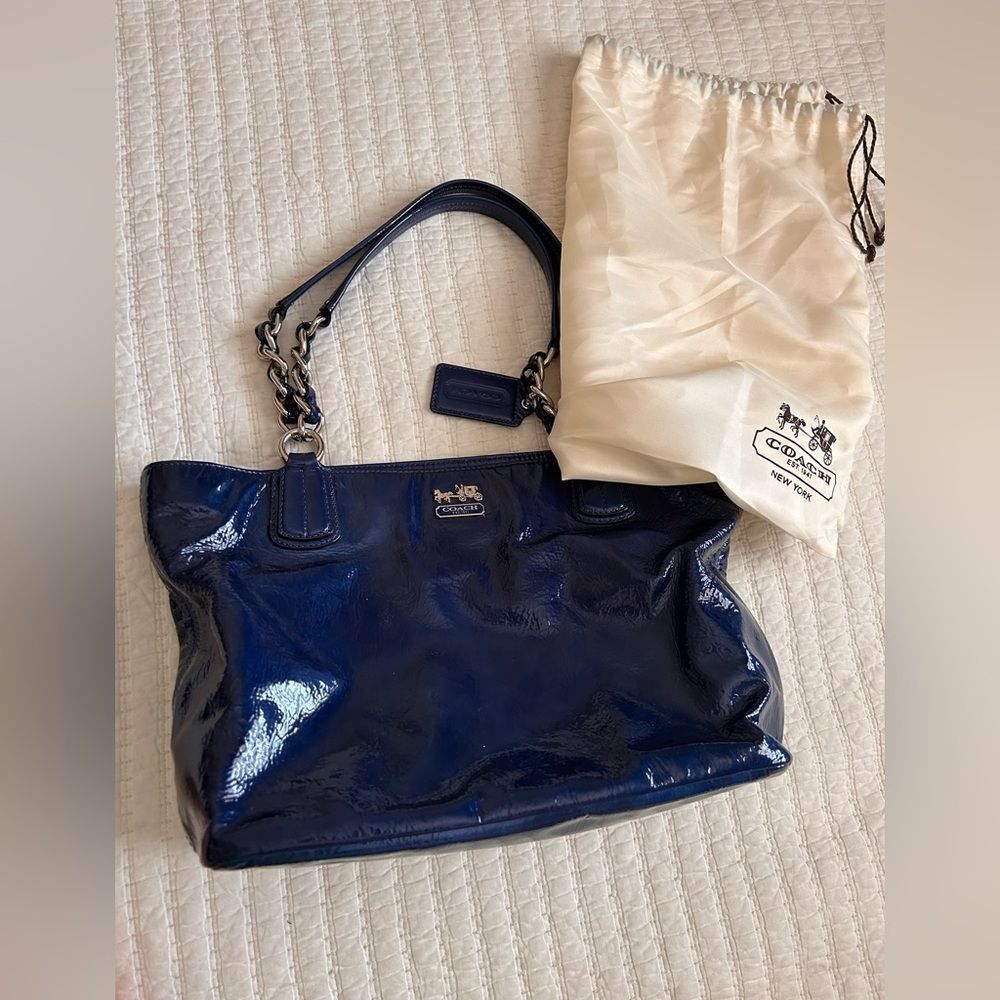 Royal Blue Coach Bag